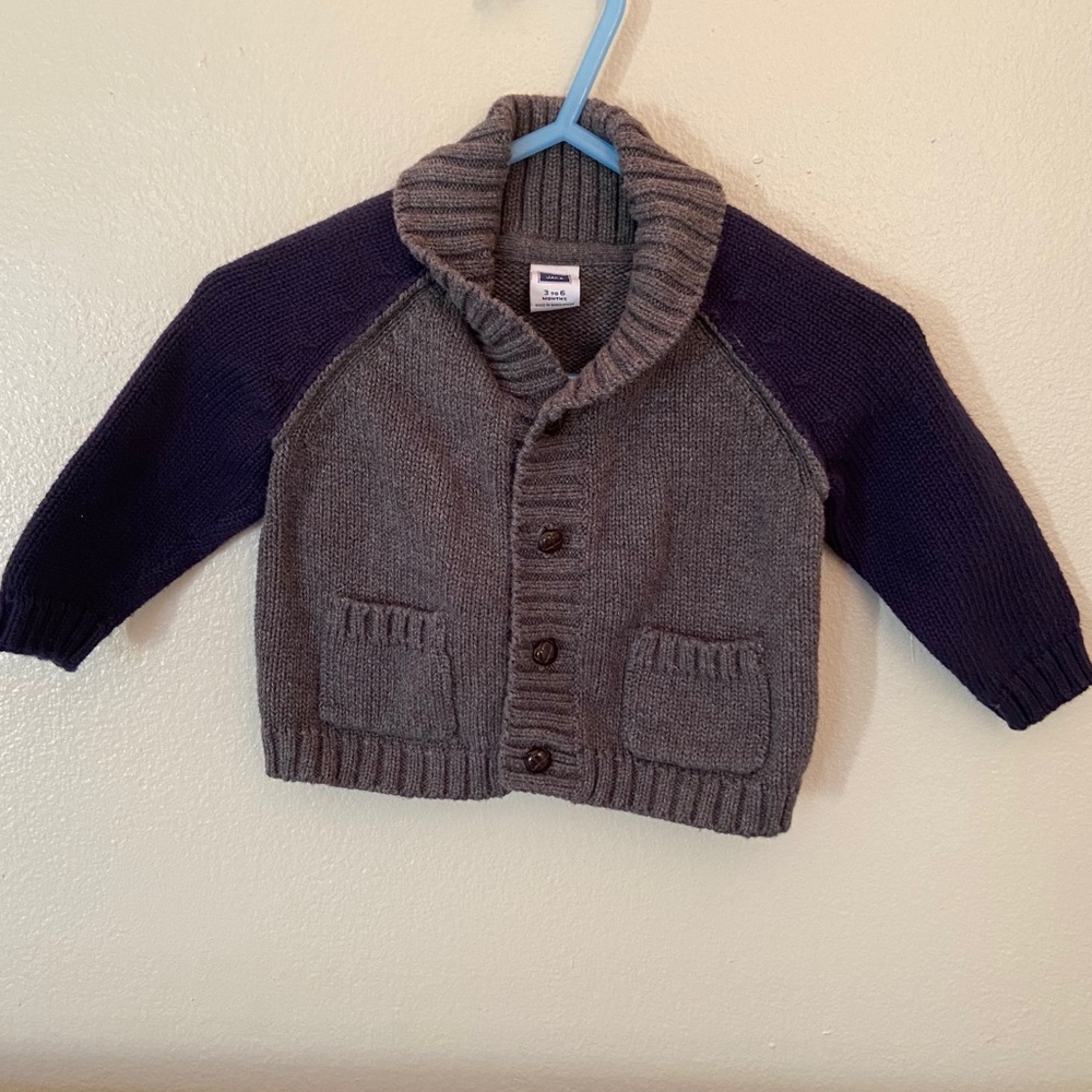 JANIE and JACK Baby Boy Cardigan Sweater 3-6M